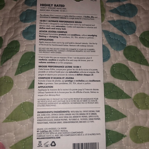 2/12 Milani mascara - Picture 2 of 2